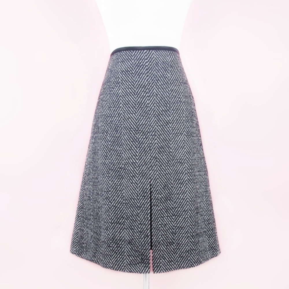 Ann Taylor Textured A Line Midi Skirt